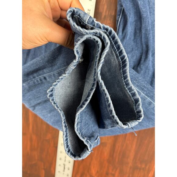 True Religion Rickey Relaxed Straight Denim Jeans Medium Tidal Wash Mens 31 Euc - Picture 10 of 11